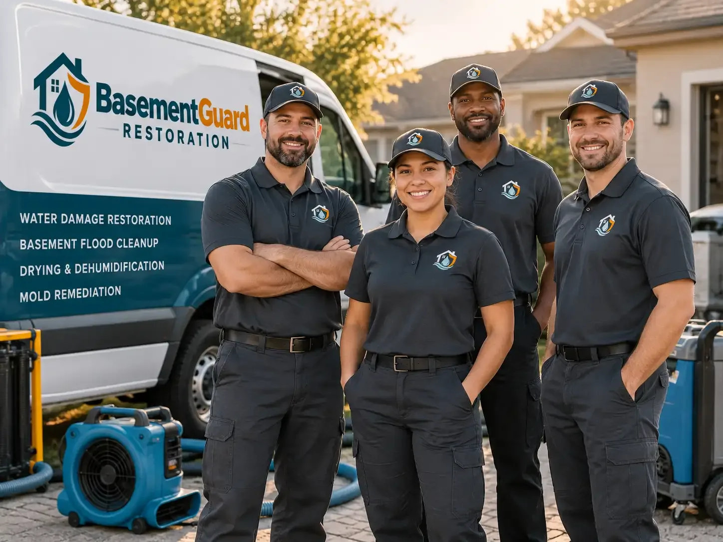 Basement Water Damage Restoration company in Oral, SD